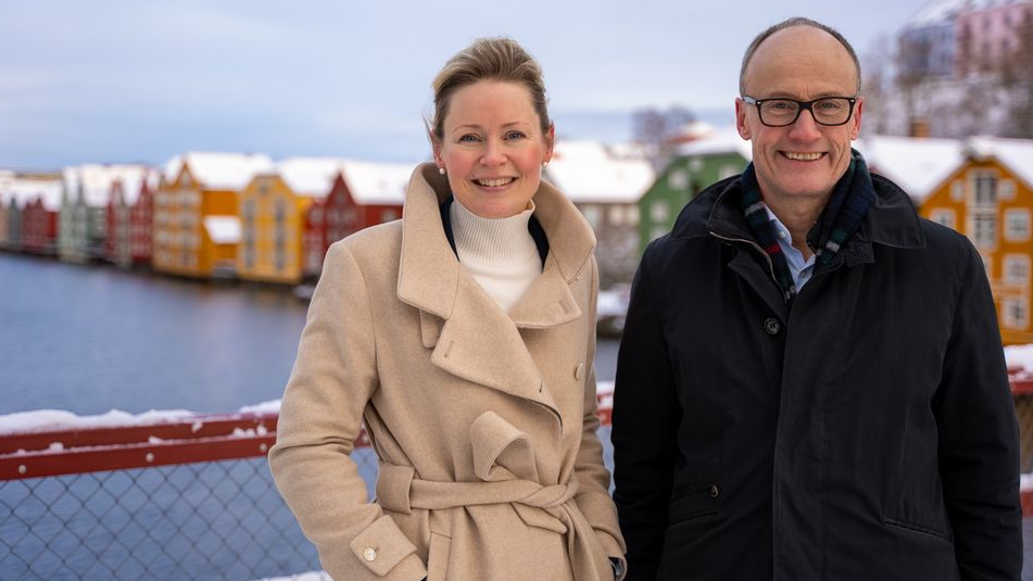 Nils Kristian Nakstad og Astrid Lilliestråle i Enova